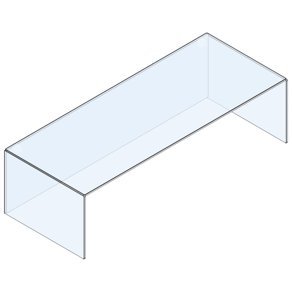 Square display, 1495x430 mm