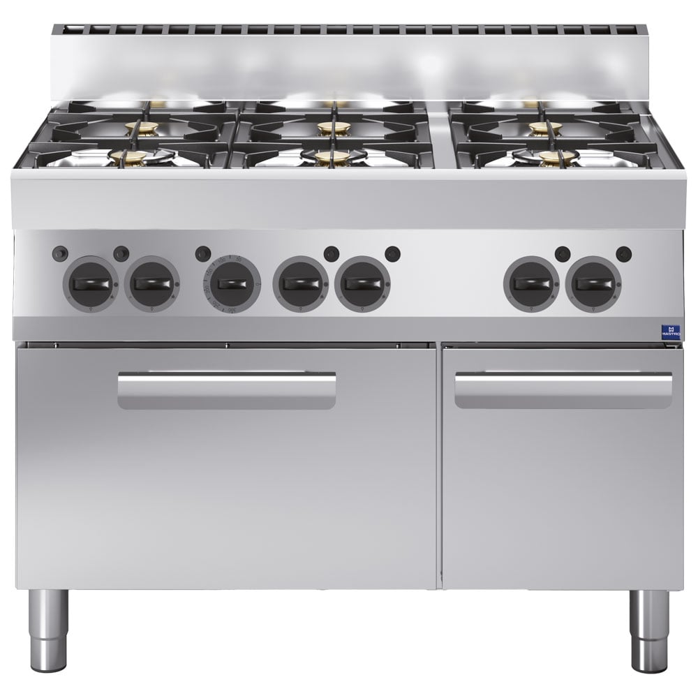 Aragaz pe gaz Virtus MS6511CFG – 6 arzătoare – cuptor pe gaz – dulap închis