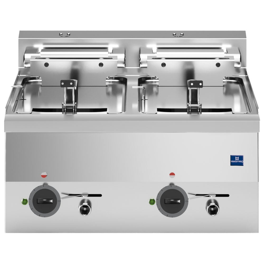 Friteuză electrică de banc Virtus MS66FRET – 10+10 litri – 18 kW