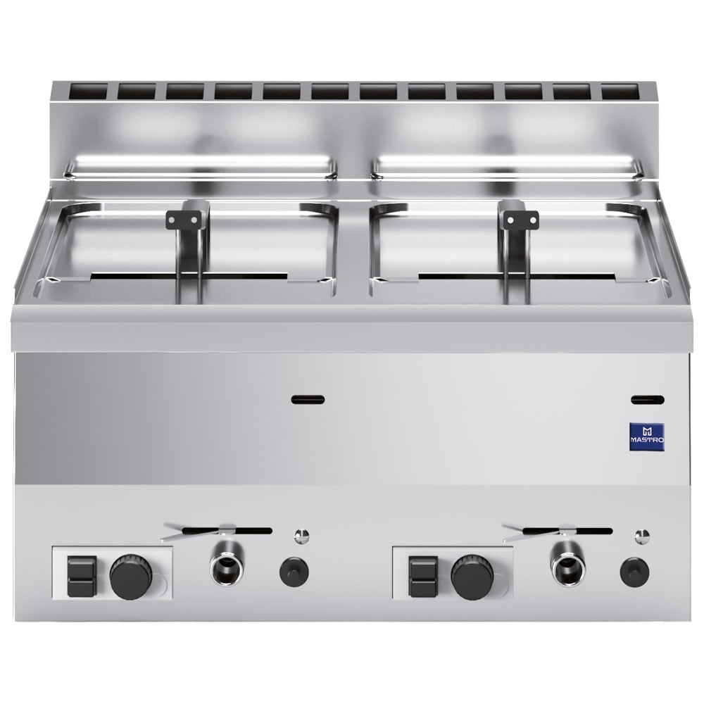 Friteuză pe gaz de banc Virtus MS66FRGT – 8+8 litri