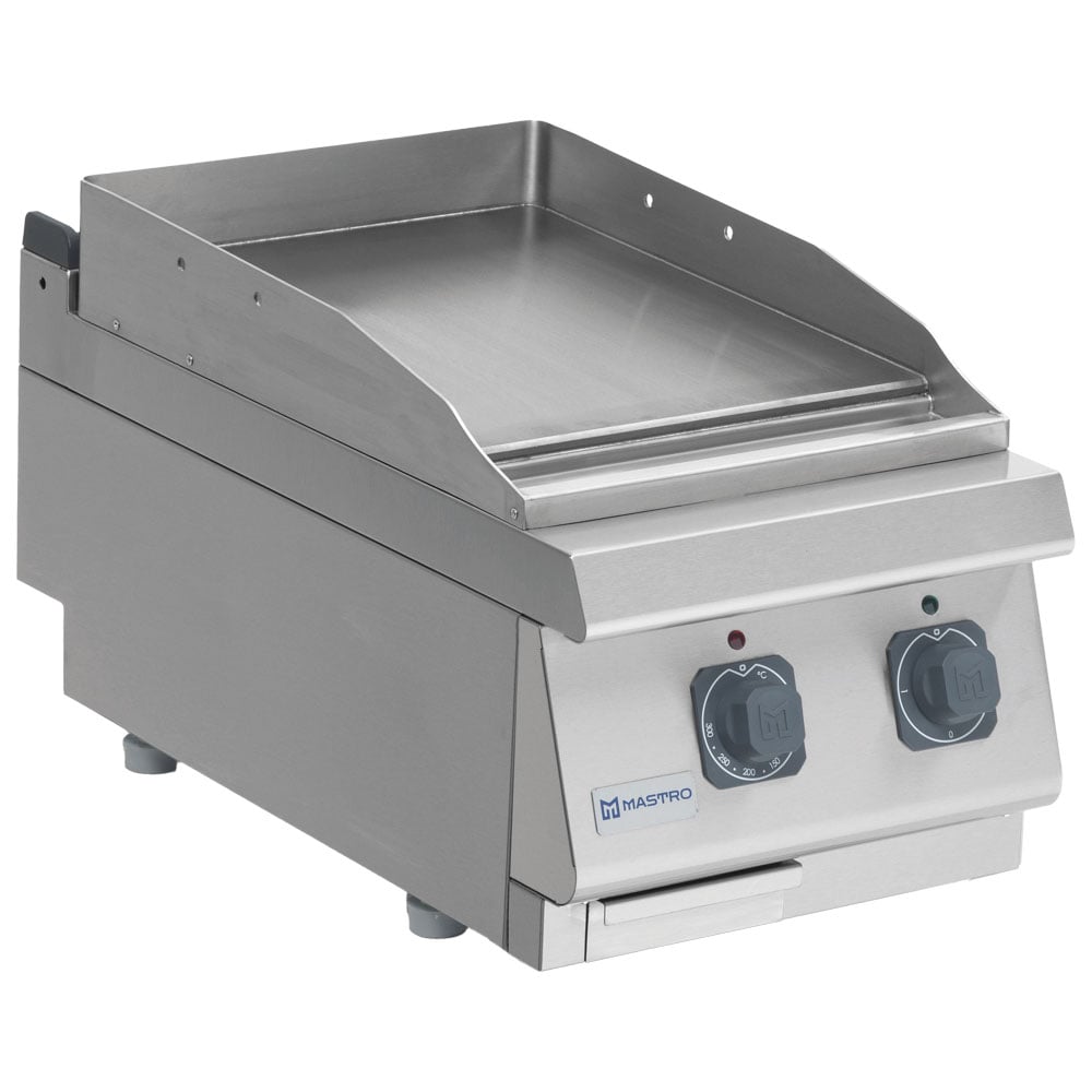 Electric griddle plate, tabletop model, smooth plate