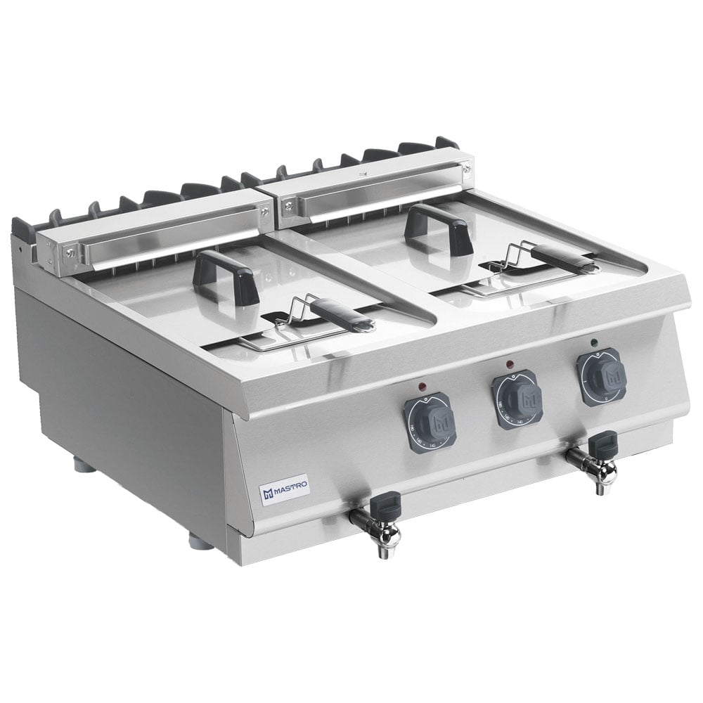 Friteuză electrică de banc Virtus MS78FRET10 – 2x 10 litri