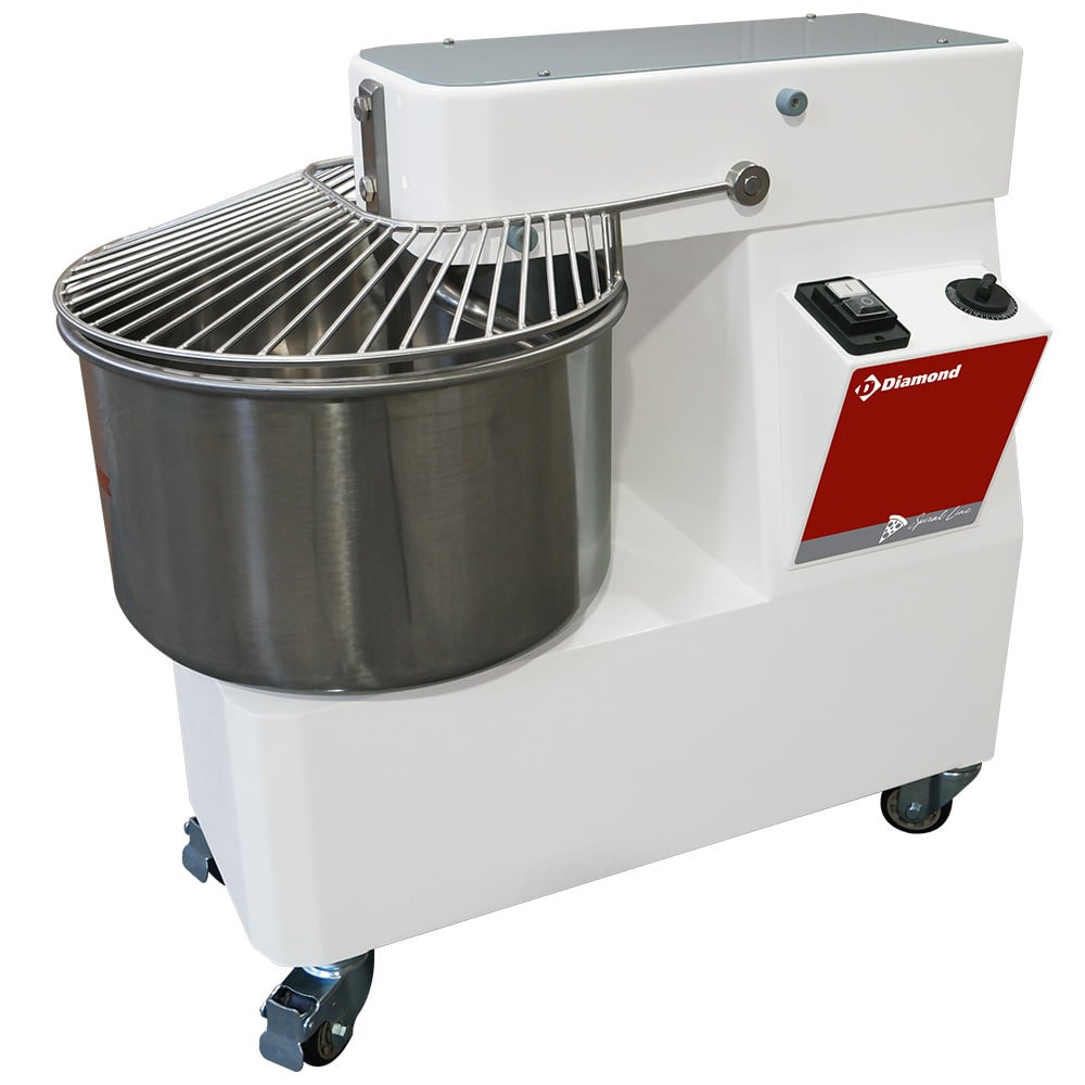 Spiral kneader 33 liters, timer, on wheels – A doua alegere