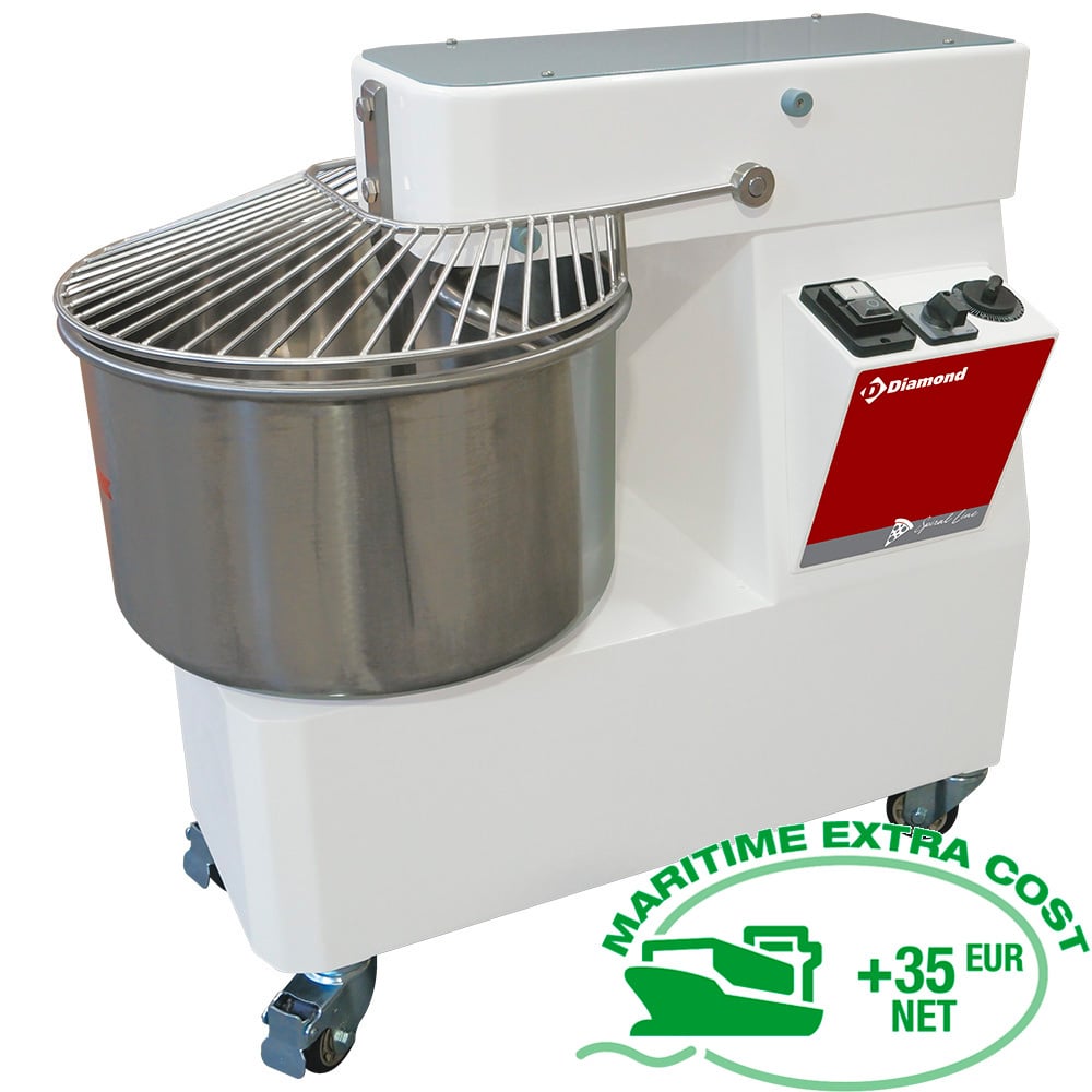 Spiral kneader 33 liters, 2 speeds, timer, on wheels – A doua alegere (1)