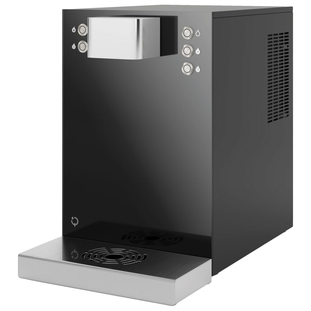 Water dispenser 60 litres/hour, ambient (still)/cooled/sparkling water - colour black