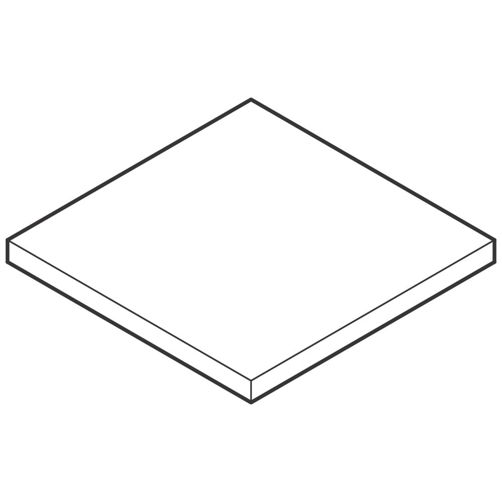 Support for ice maker/glass washer, 650x590 mm