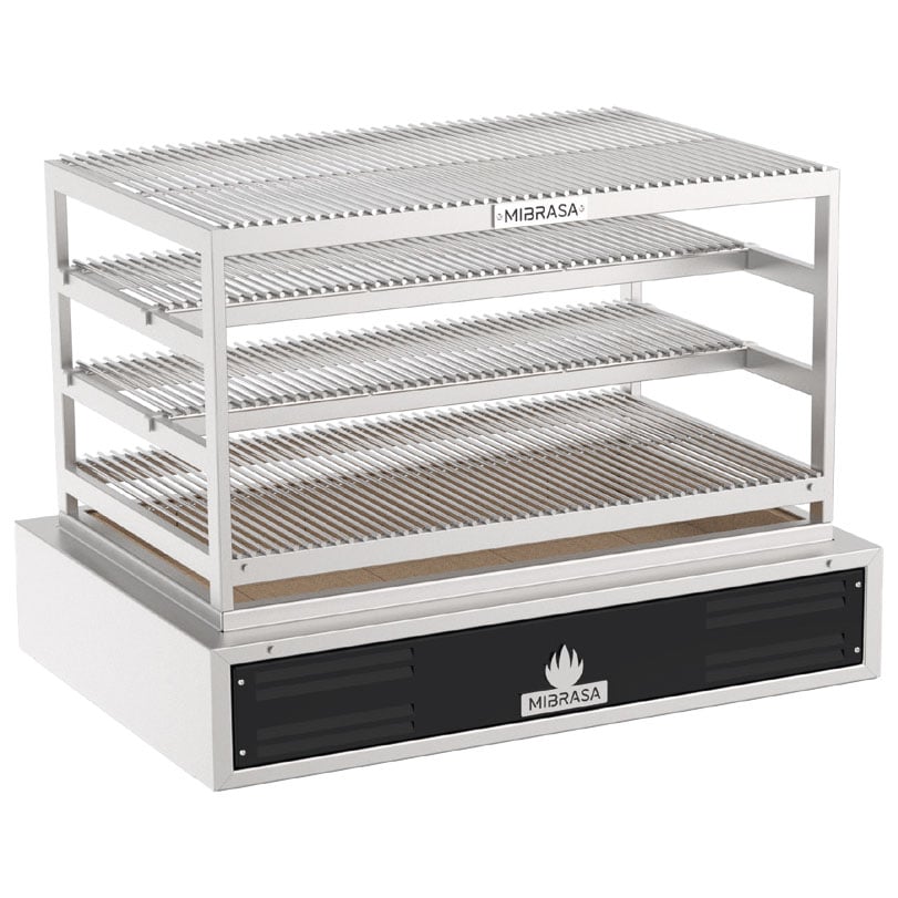 Grătar Robatayaki pe cărbuni Virtus RM100BEAST – 4 niveluri fixe – 1127 mm