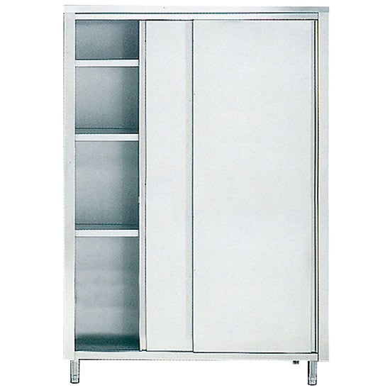 high cupboard with sliding doors and 3 shelves, 1100x600 mm