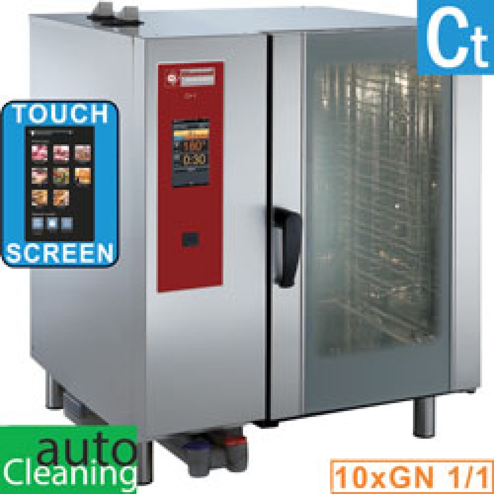 Electric oven "TOUCH" direct steam and convection 10x GN 1/1 + Cleaning