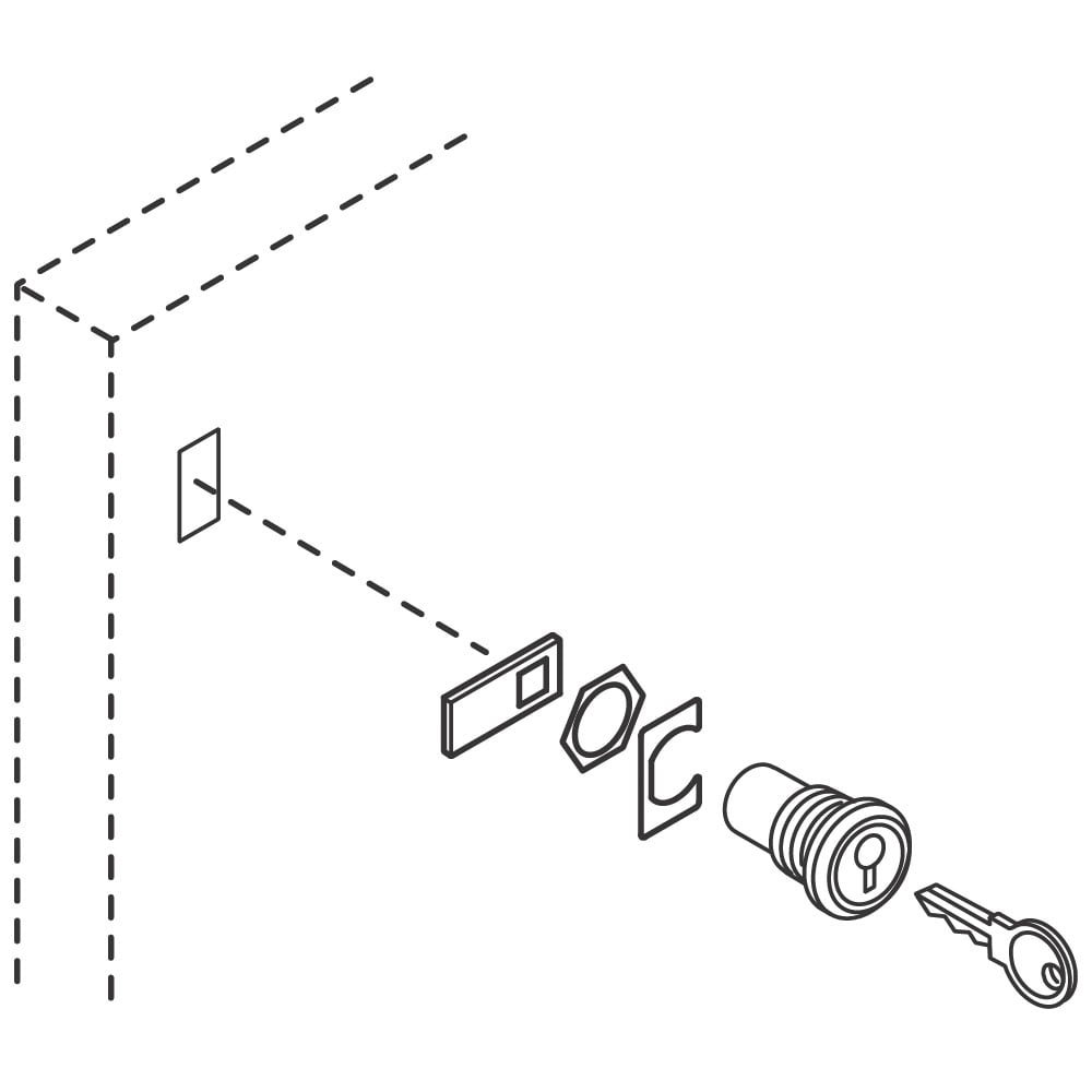 Lock for neutral bar elements