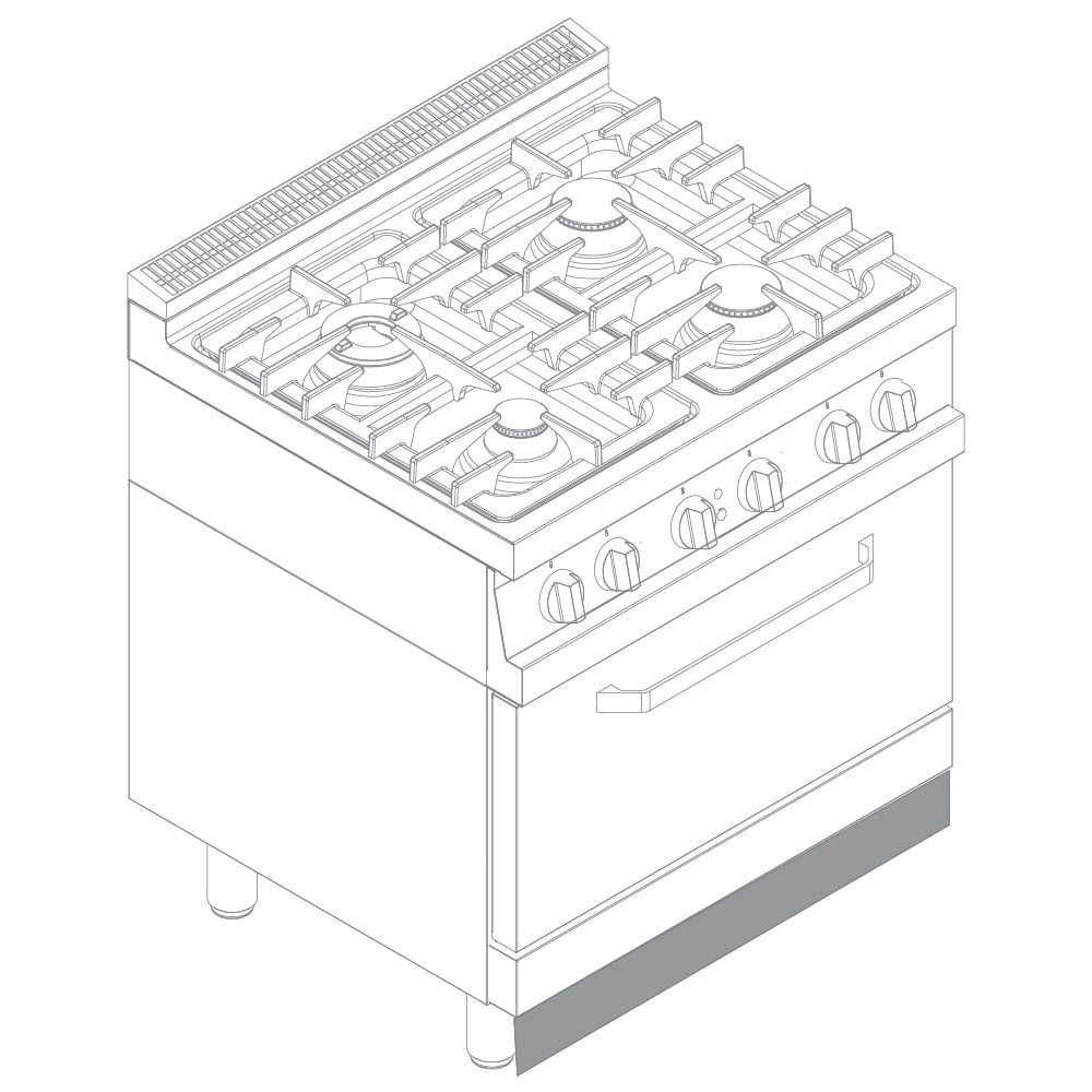 Plinth for 1200 mm module