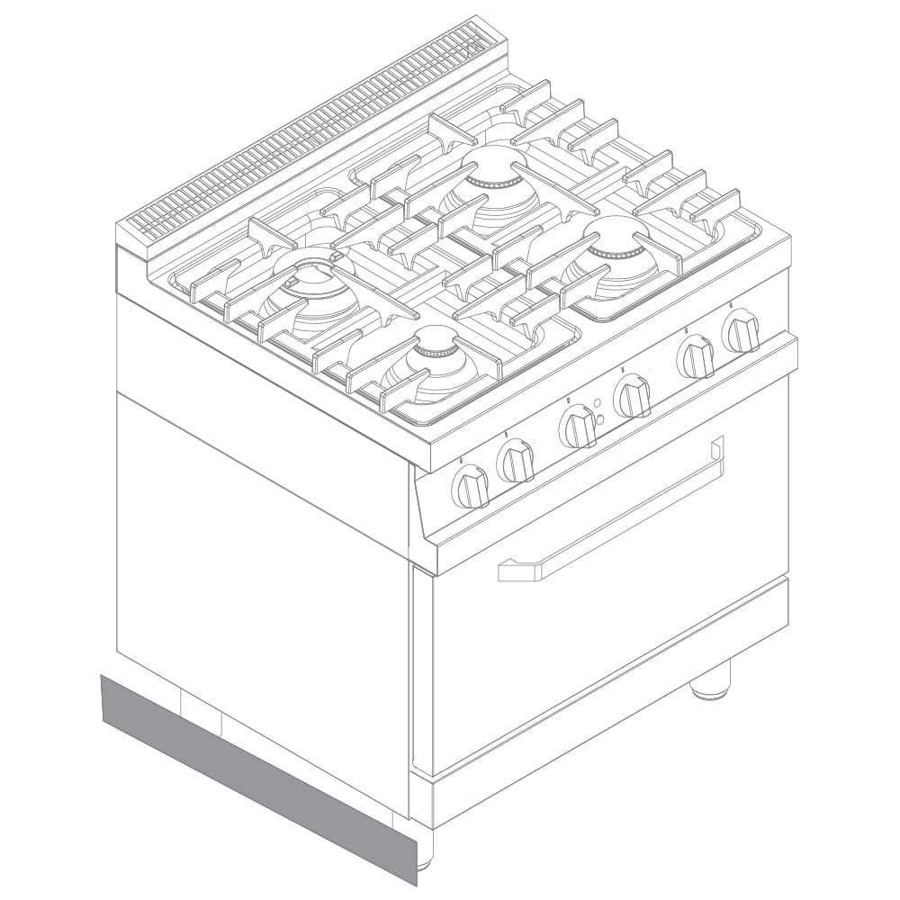 Side plinth 900 mm