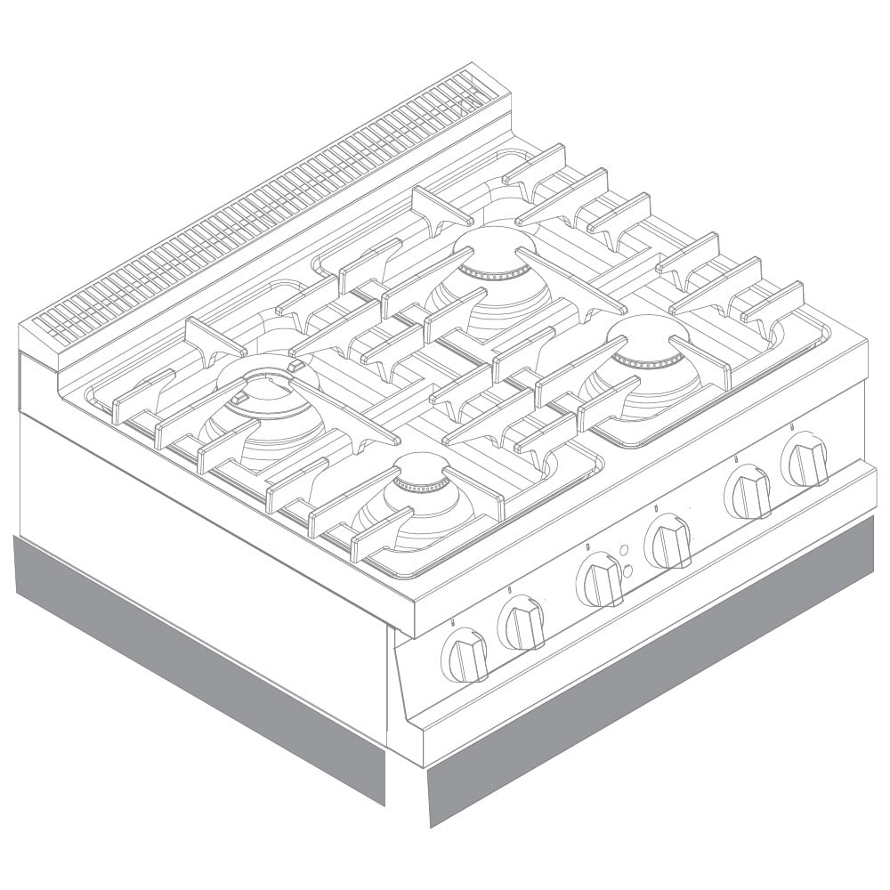 Side plinth 900 mm tabletop modules