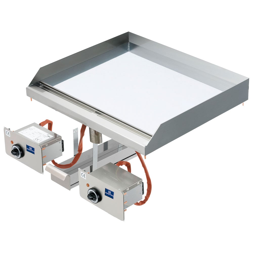 drop-in electric griddle, smooth chromed plate