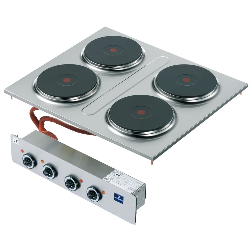 drop-in electric hob, 4 plates