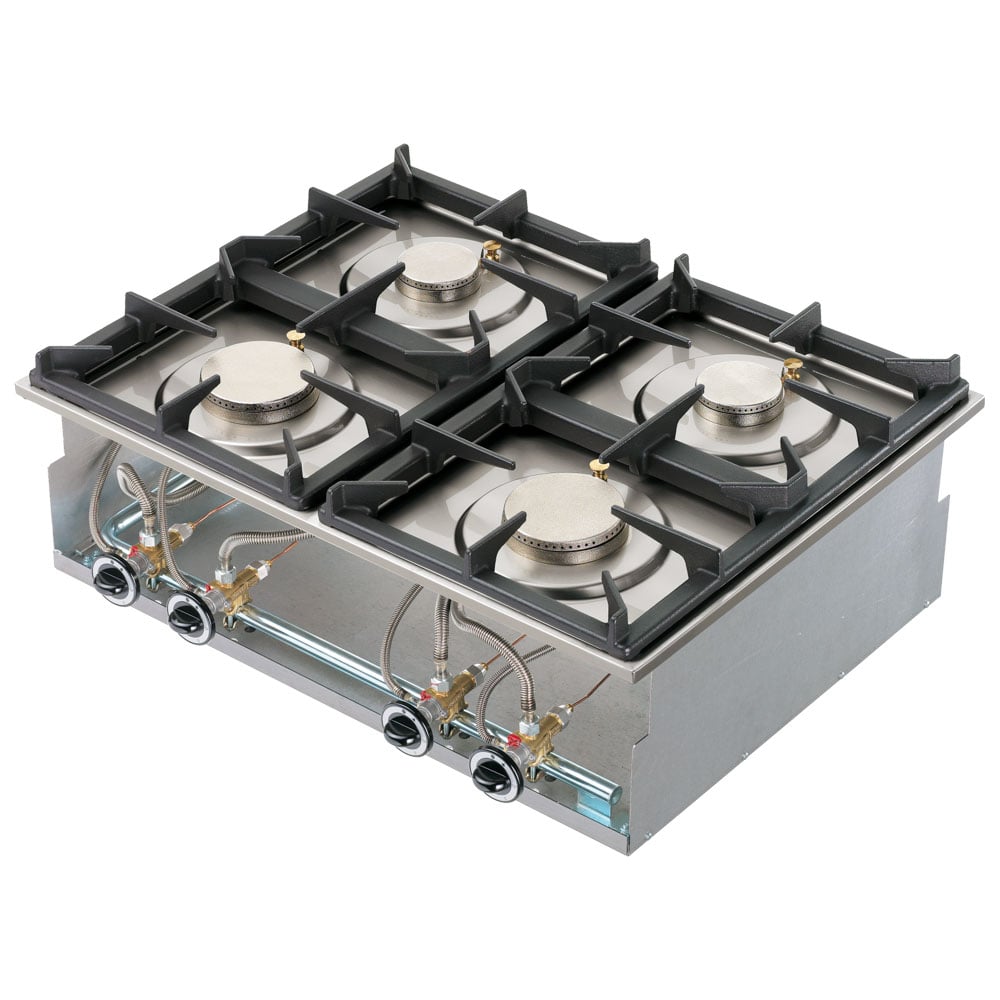Aragaz pe gaz încastrabil (drop-in) Virtus VI6570PCGD – 4 arzătoare