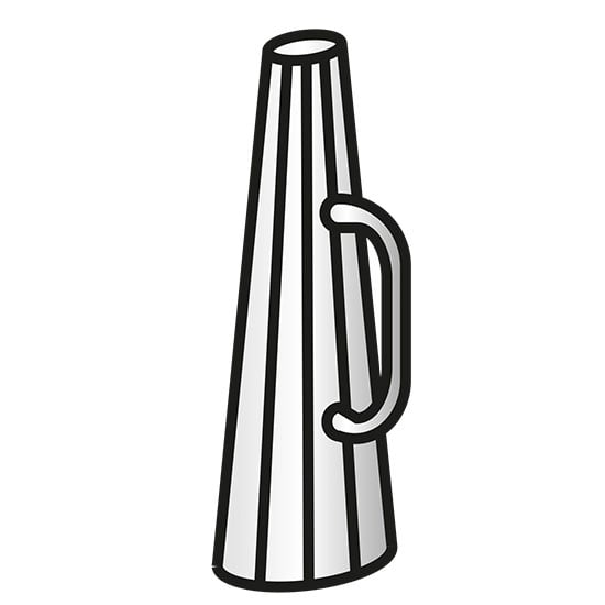 Funnel drainage boiling pan 50 litres