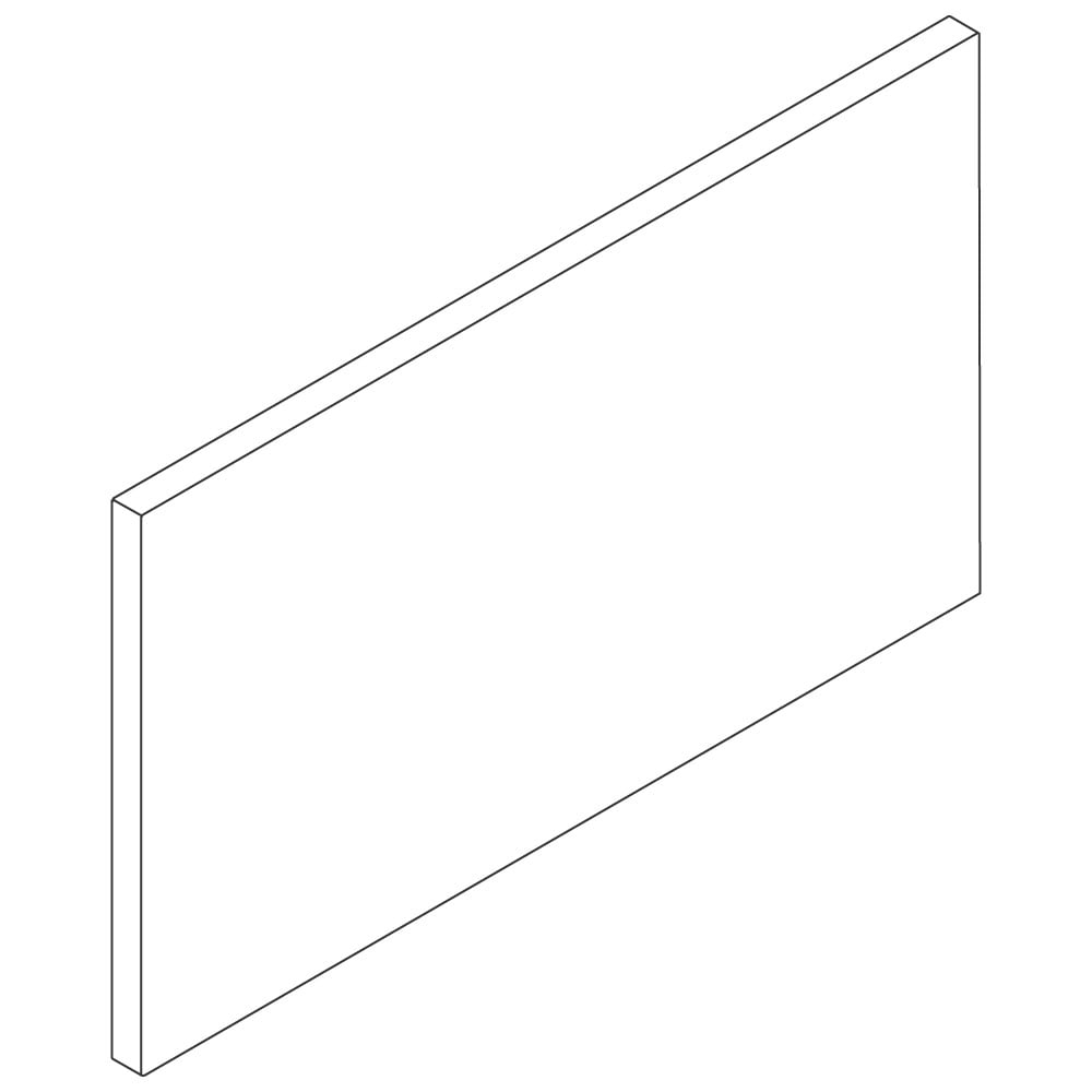 Side panel squared right/left for back to back equipment VS700