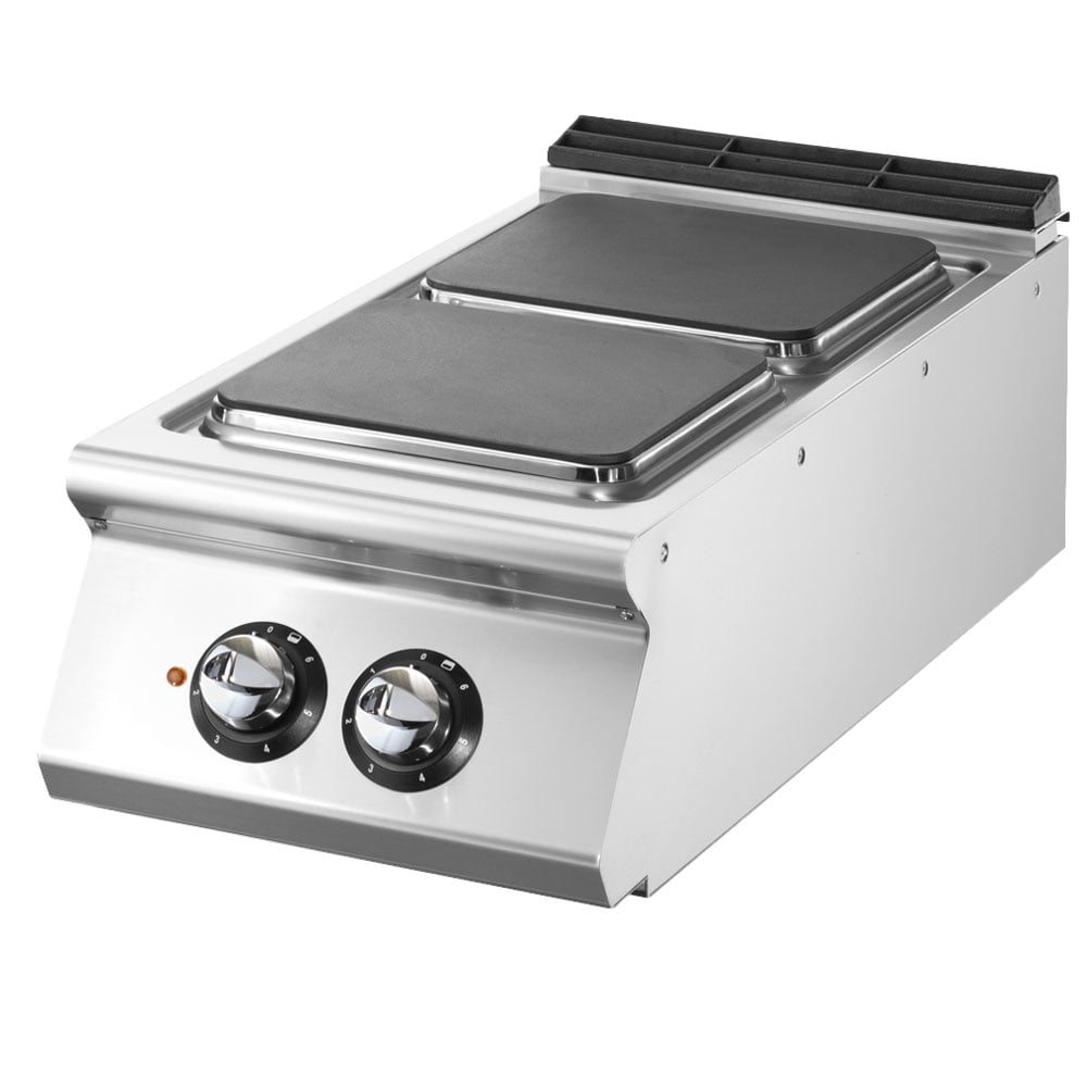Electric range, top version, 2 square hot plates