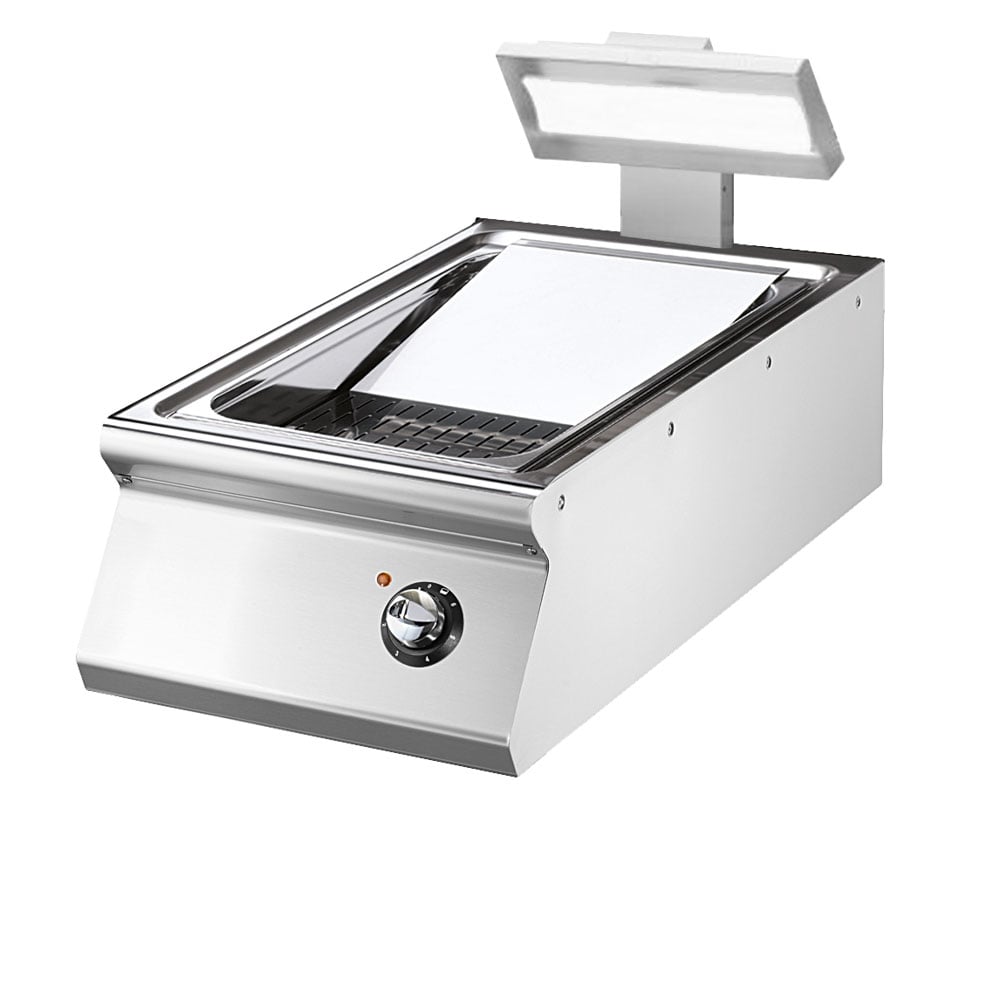 Heated chip dump, top version