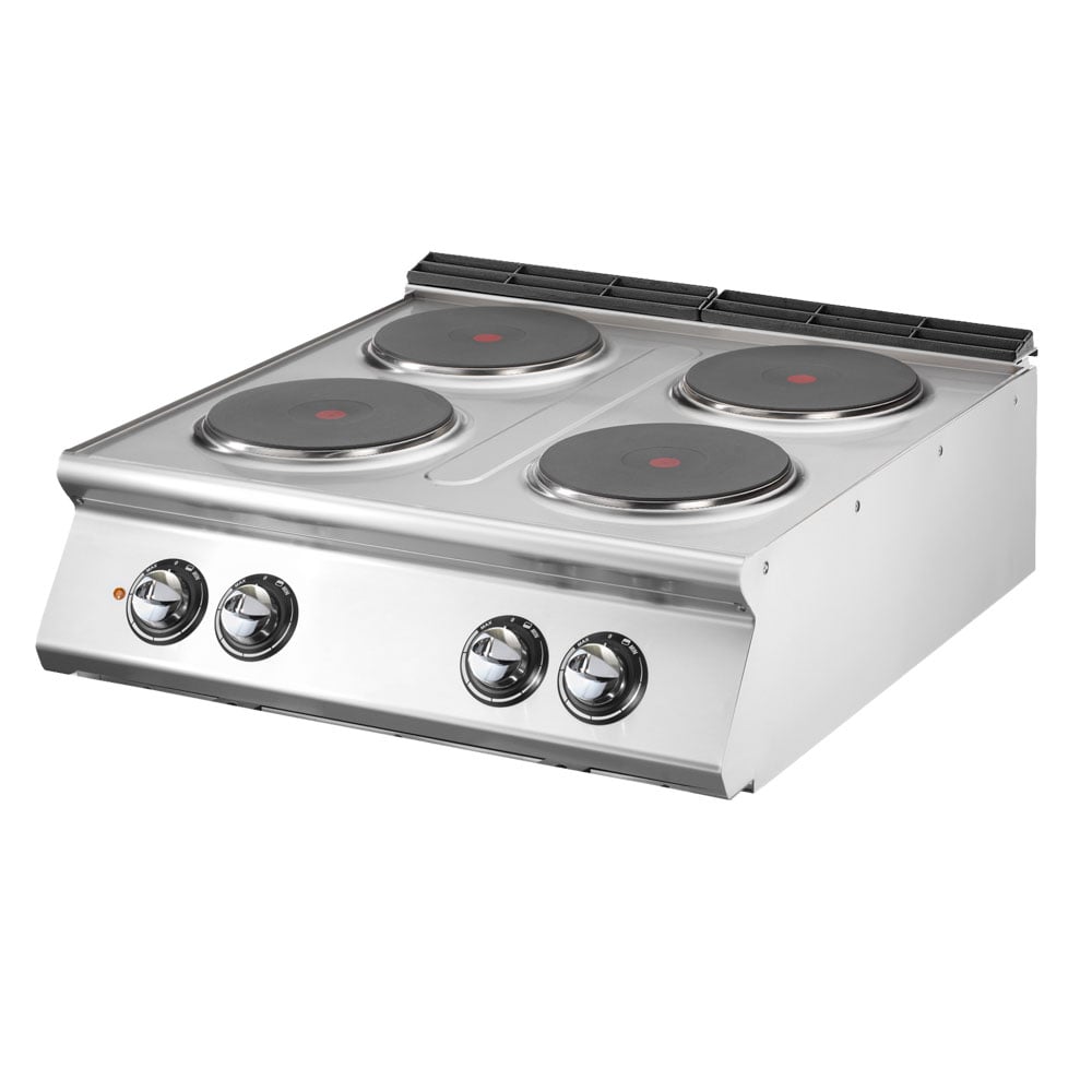 Electric range, top version, 4 hot plates