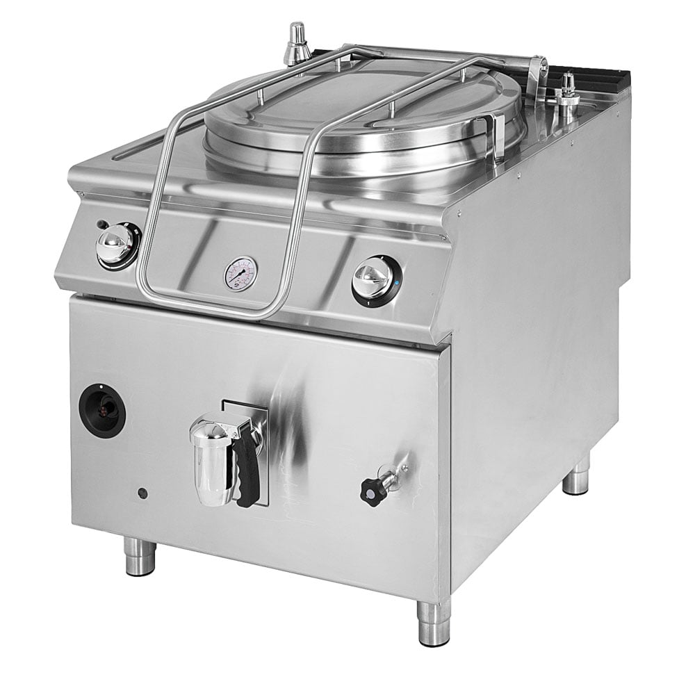 Gas boiling pan, direct heating, capacity 50 litres