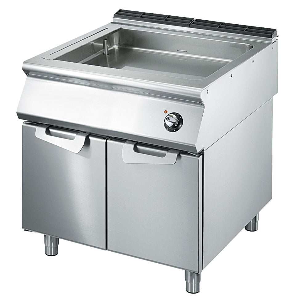 Electric multi-function bratt pan with doors, capacity 26 litres