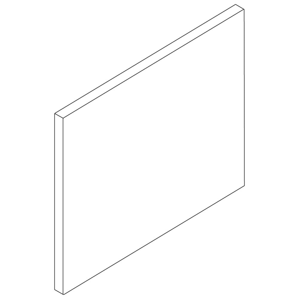 Side panel squared for back to back equipment VS900, leftside