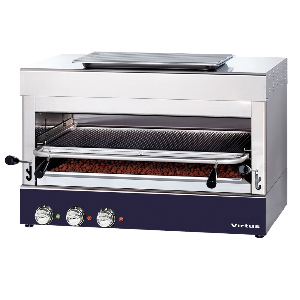 Electric grill 800°C with grid of 770x470 mm
