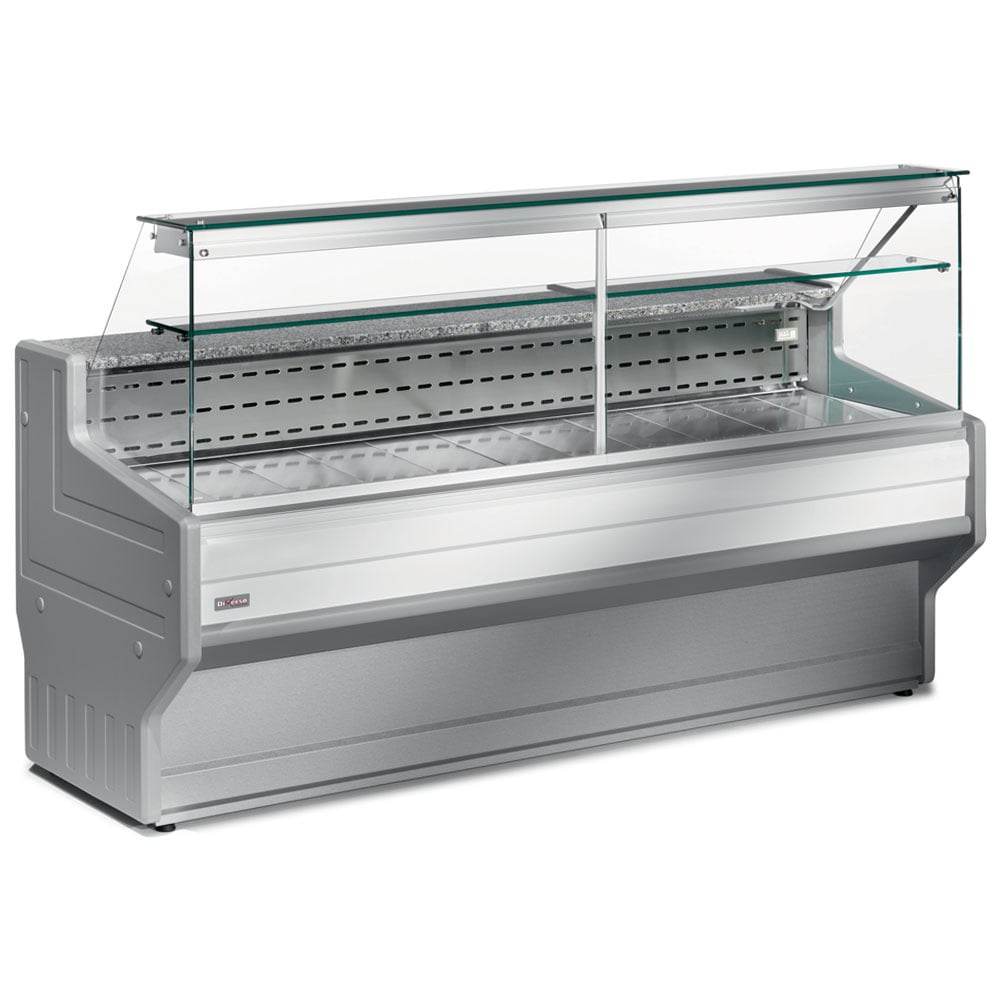 Refrigerated display counter with straight glass panel 90°, with reserve – A doua alegere (5)