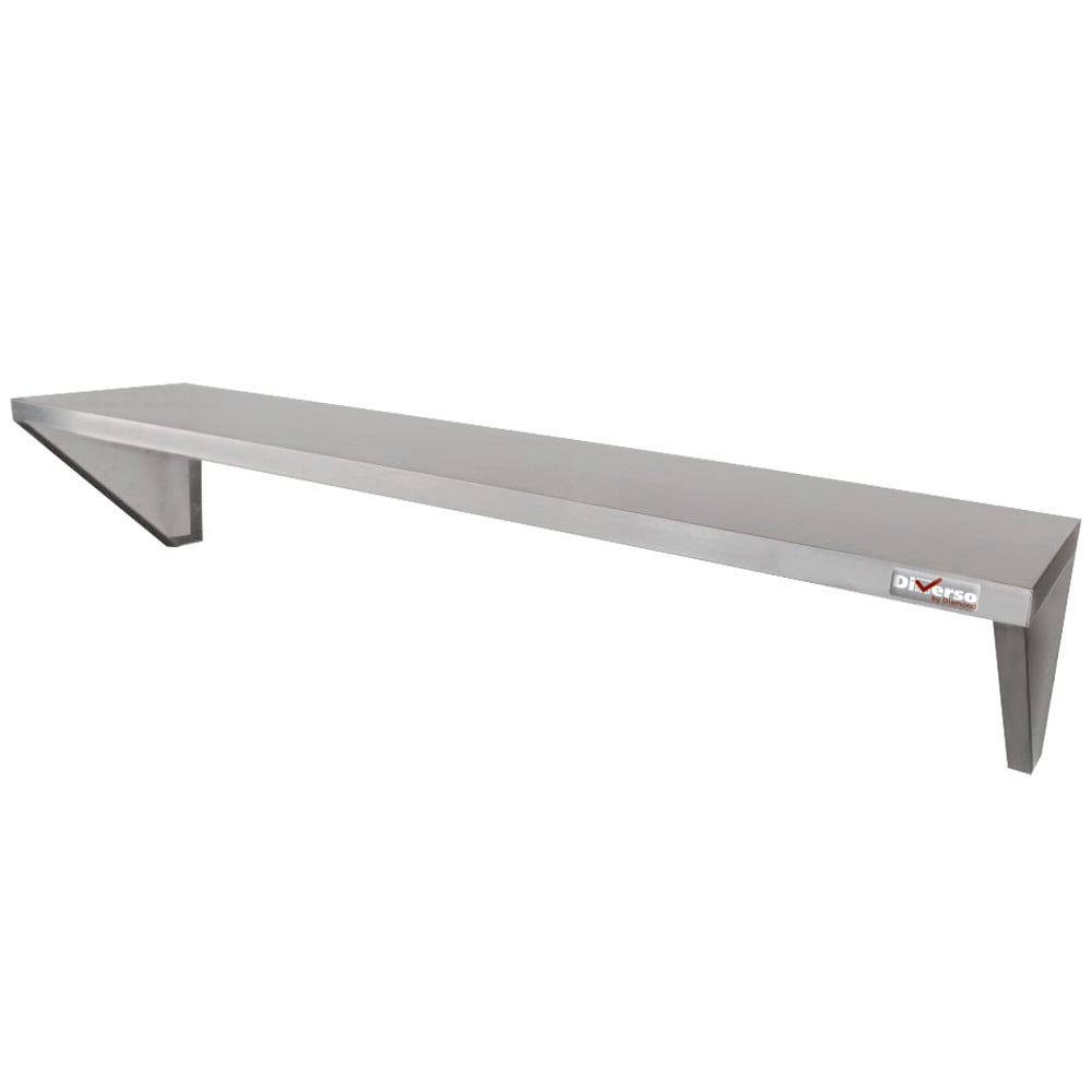 Wall shelves with 2 brackets