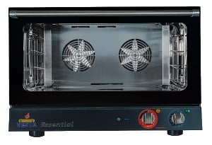 Cuptor profesional snack & food truck Vesta 0E0364M_H, 3 tăvi 600×400 mm, mecanic cu umidificare, Italia