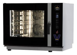 Cuptor profesional combi Vesta EVO 0V0611D, 6 tăvi GN 1/1, digital LCD cu Wi-Fi IoT, Italia