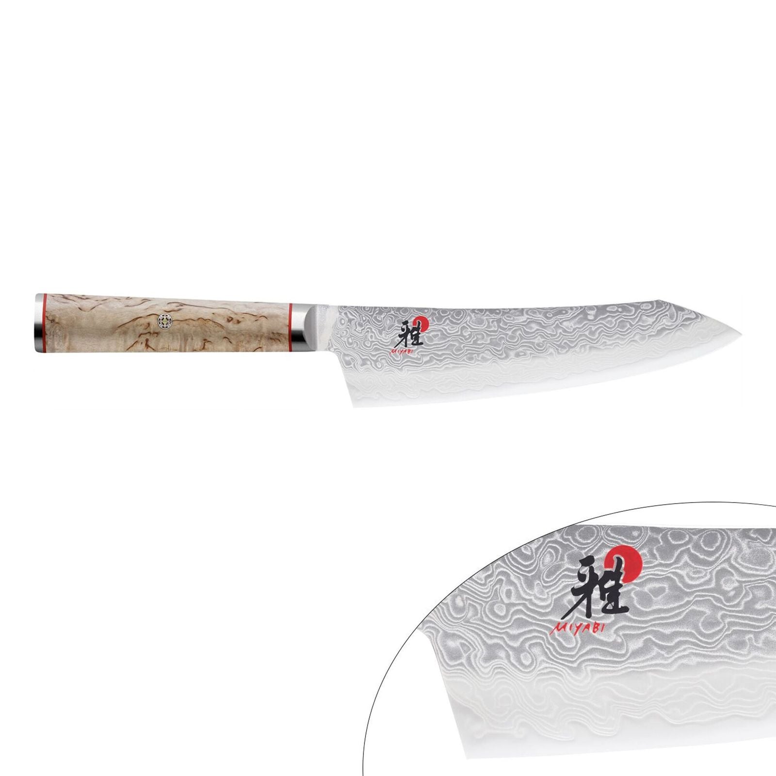 MIYABI | 5000 MCD - Rocking Santoku - Lama: 180mm