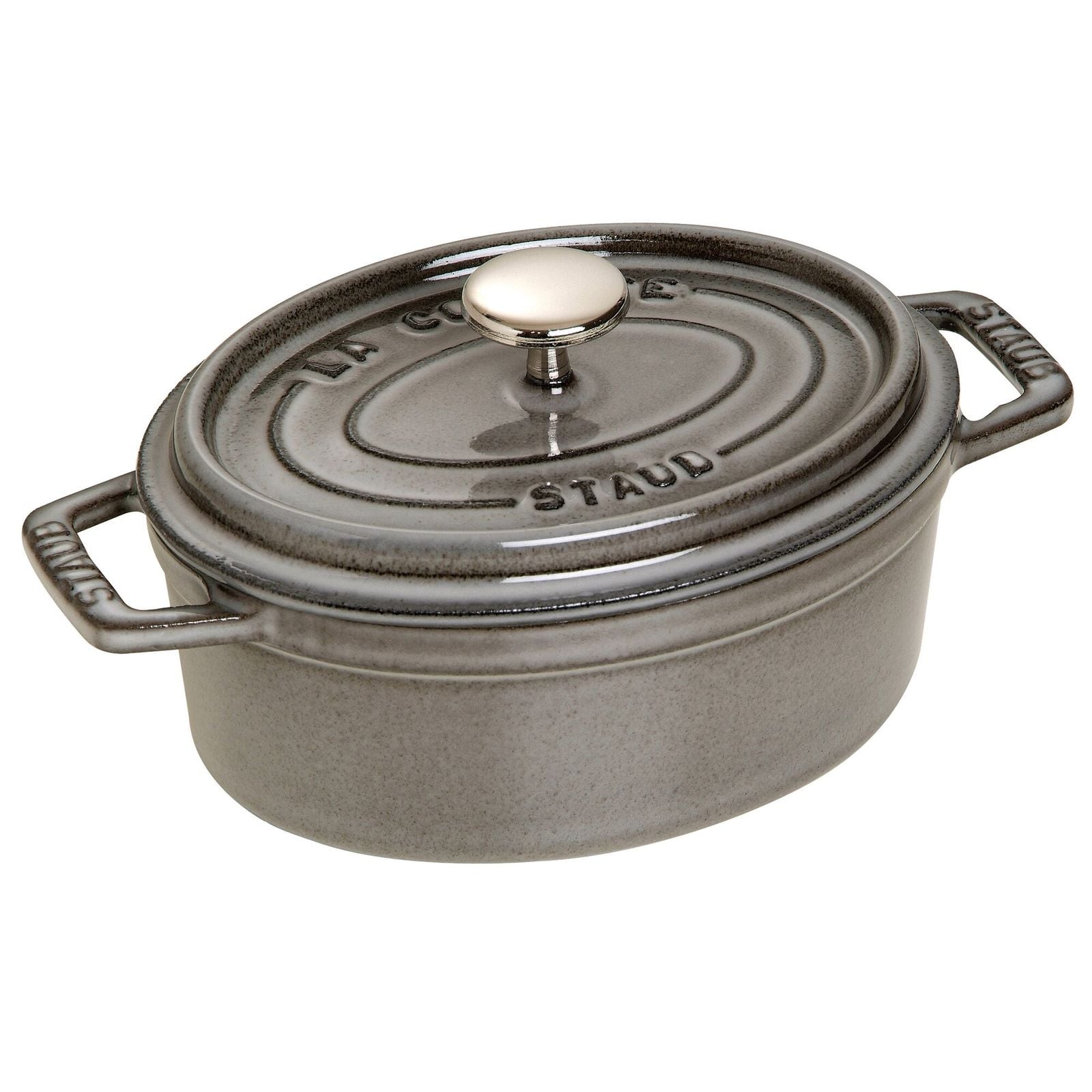 STAUB | LA COCOTTE - Cocotte - ovală - 150mm - fontă - gri grafit