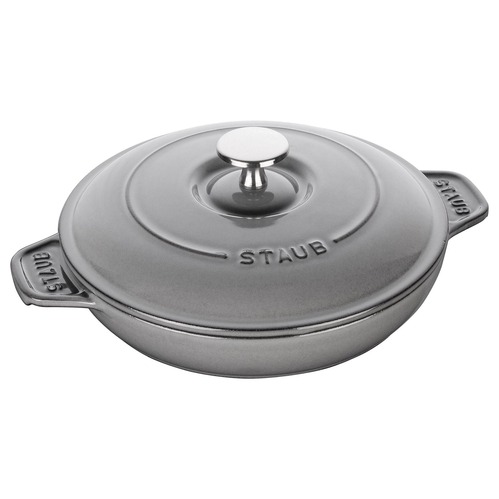 STAUB | SPECIALITIES - Tavă de cuptor cu capac - Ø 200mm - Fonta - Gri grafit