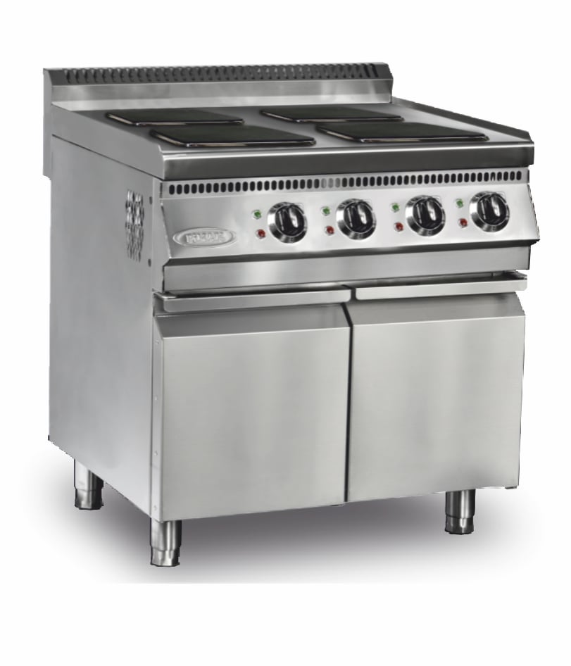 Aragaz profesional electric Pimak 90SD-M068 | 4, 16 kW, 400V, Dim: 40x40 cm