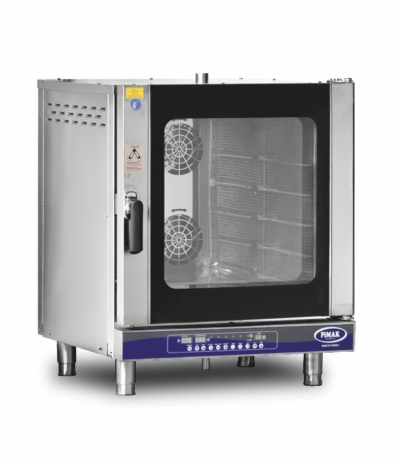 Cuptor profesional gastronomic Pimak PTS09-Digital | 40x60cm - 9 tăvi, 15 kW, 400V, Dim: 5x87x135 cm