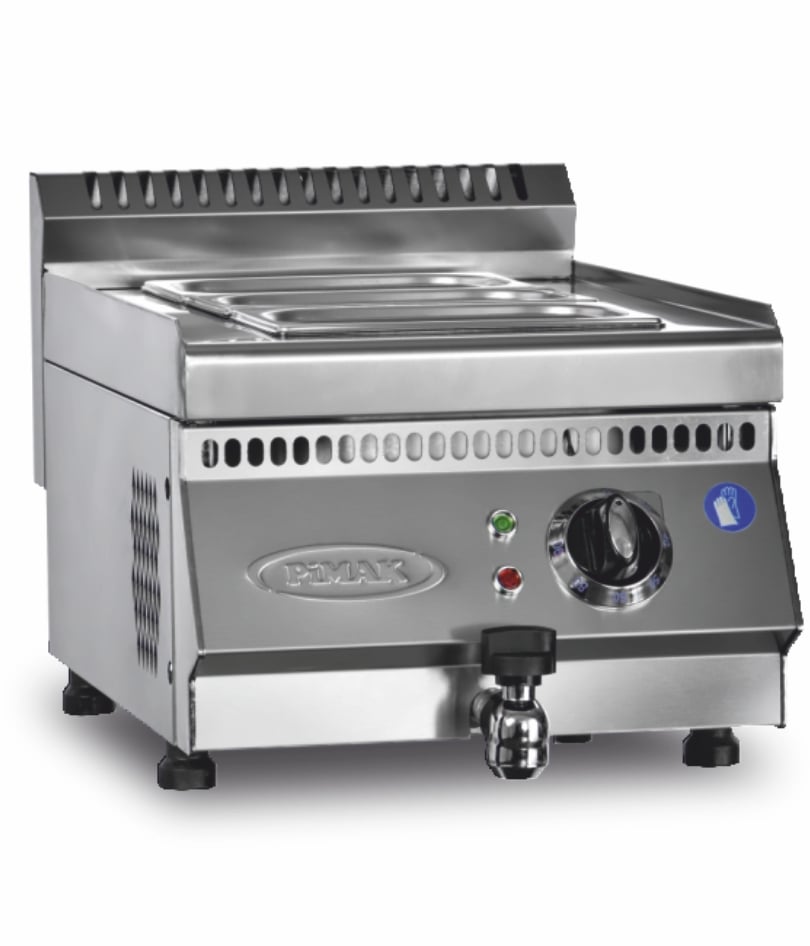 Bain-marie profesional cald din inox Pimak 70S-M180-1 | 1x GN 1/1 h=150 mm, 1.5 kW, 230V, Dim: 40x70x30 cm