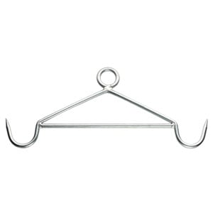 inox alimentar pig hanger with fixed ring cod.91 Lonatini, Italia