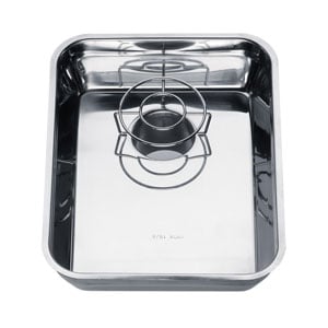 18/8 inox alimentar PÂlnie alimentare for meat grinder, complete with hand guard, with external welded connection with pointer cod.146A Lonatini, Italia