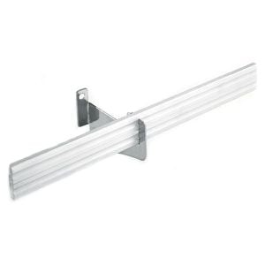 Aluminum flat bar with shaped relief cod.94-1 Lonatini, Italia