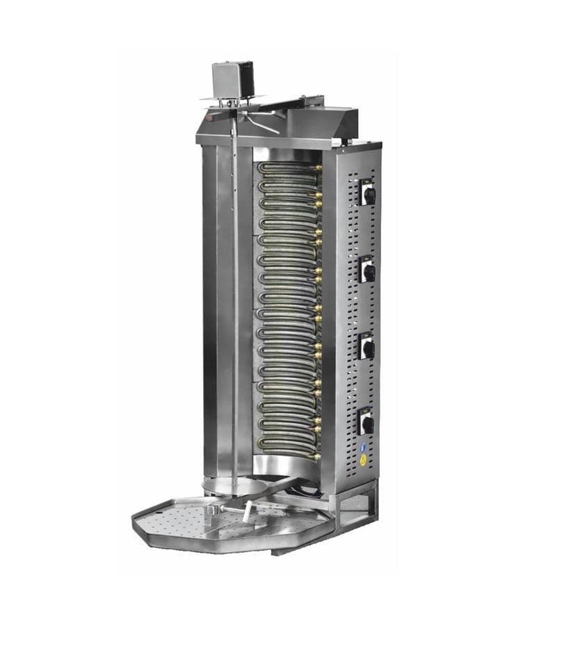 Aparat profesional shaorma / doner kebab Pimak M077-4D | 8, 10,8 kW, 400V, Dim: 50x60x105 cm