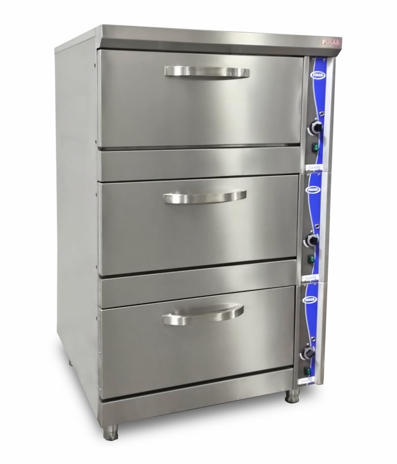 Cuptor profesional gastronomic Pimak MM.B0002 | 62 x 60cm / 6 (2x3), 15 kW, 230V, Dim: 95x90x158 cm