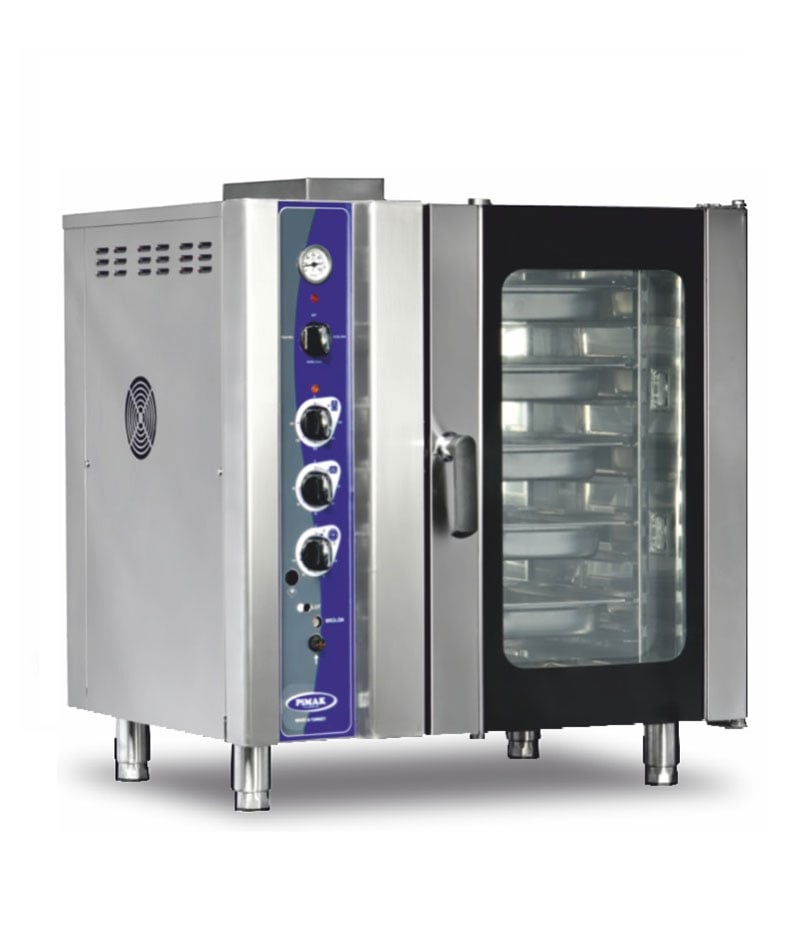 Cuptor profesional gastronomic Pimak DFKG40 | 2/1 - 20 tăvi, 34 kW, Gaz, Dim: 5x109x178 cm