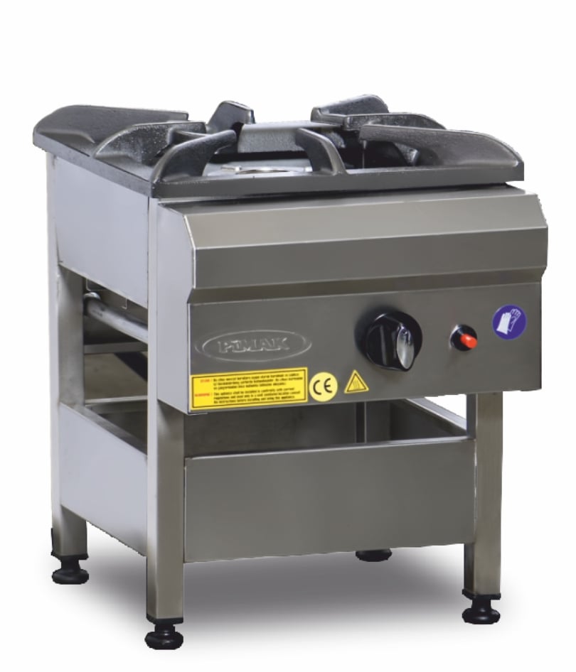 Aragaz profesional de pardoseală Pimak M018 | 1 arzător, 3 kW, Gaz, Dim: 40x50x50 cm