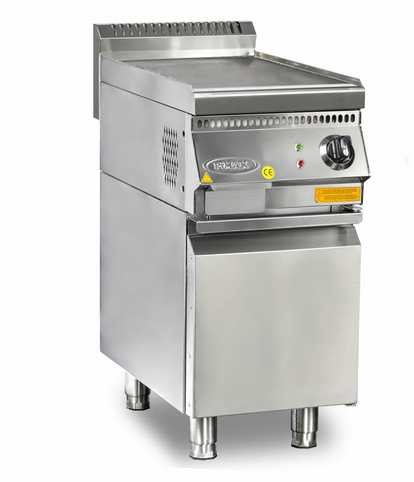 Grătar profesional Fry-Top electric Pimak 90SD-M064E | 4,5 kW, 400V, Dim: 40x90x85 cm