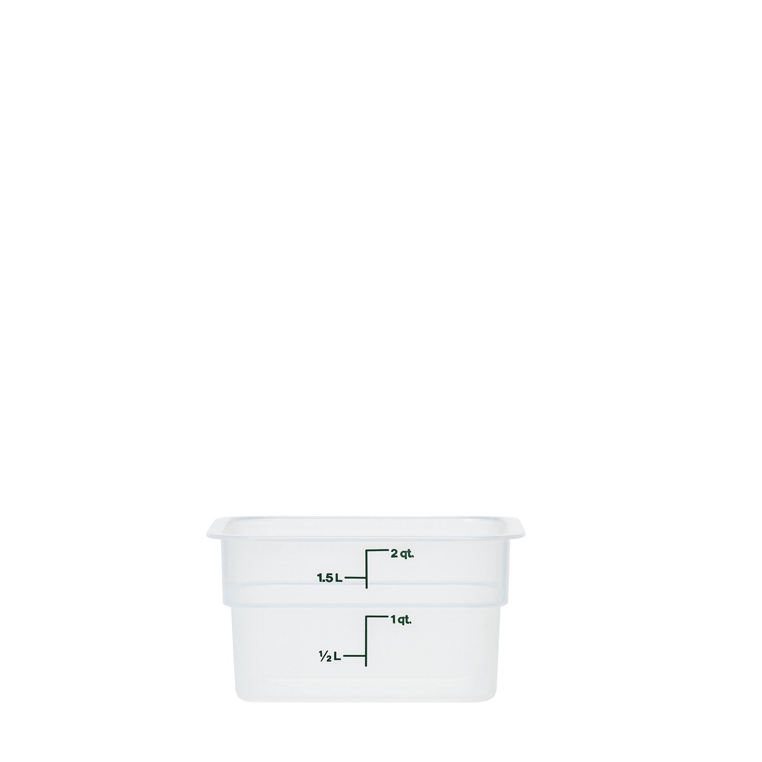 (6 bucăți) CAMBRO | CAMSQUARES® - Recipient - 1.9 litri - Transparent