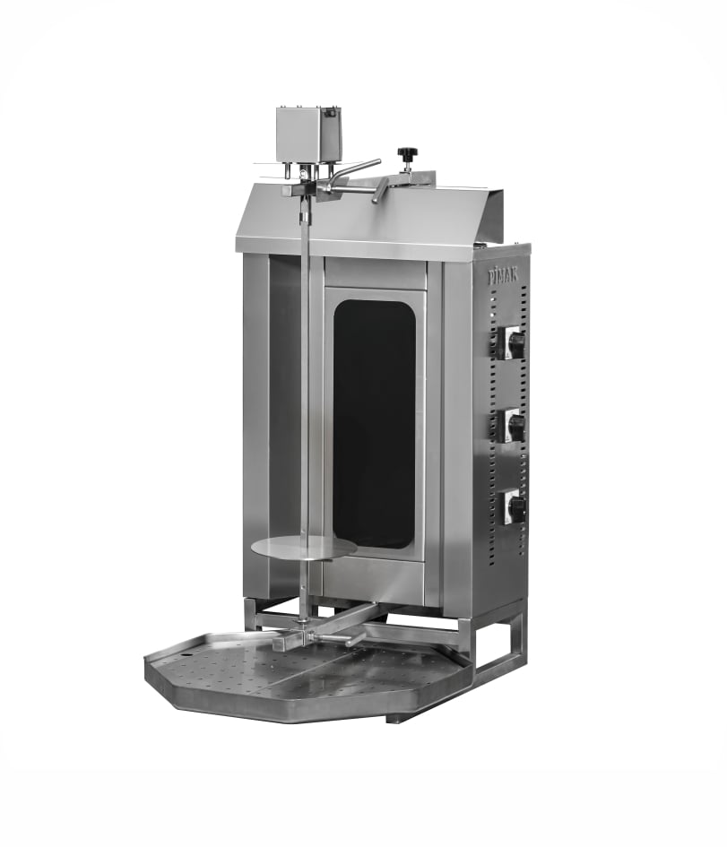 Aparat profesional shaorma / doner kebab Pimak M077-3C | 3, 4,8 kW, 400V, Dim: 50x70x92 cm