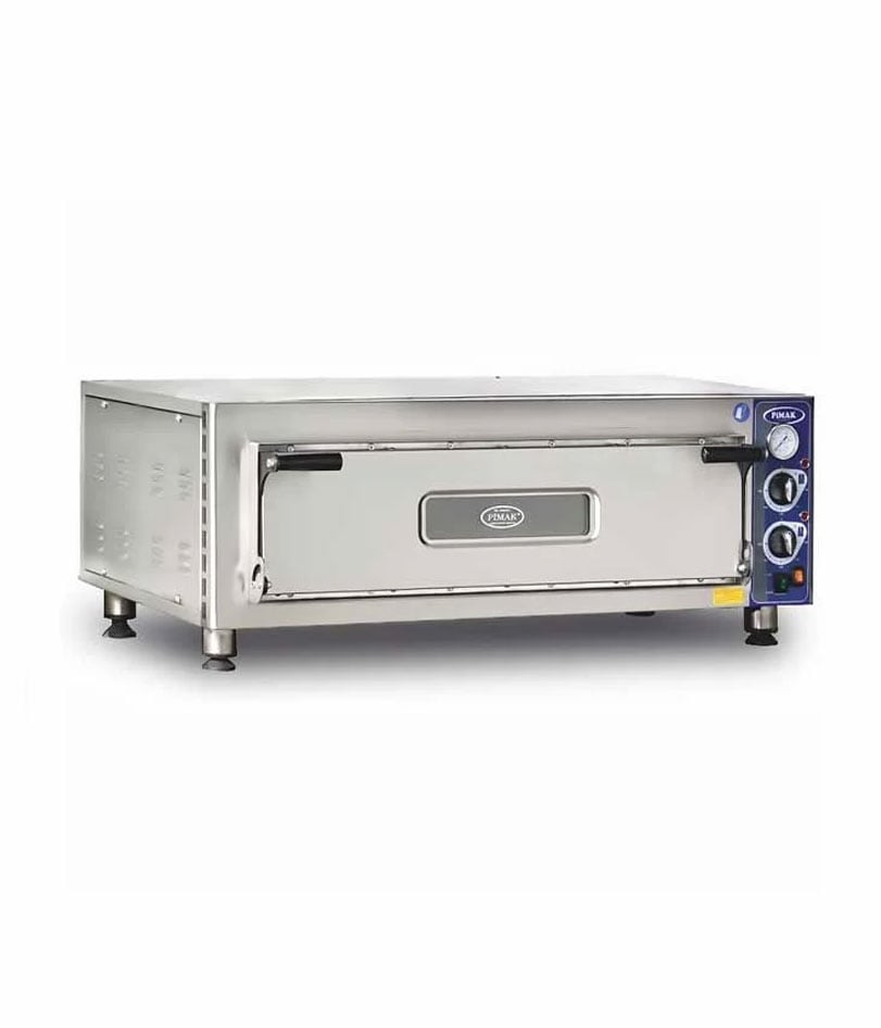 Cuptor profesional de pizza Pimak M012-4 | 4 LÜ, 5 kW, 400V, Dim: 62x62 cm